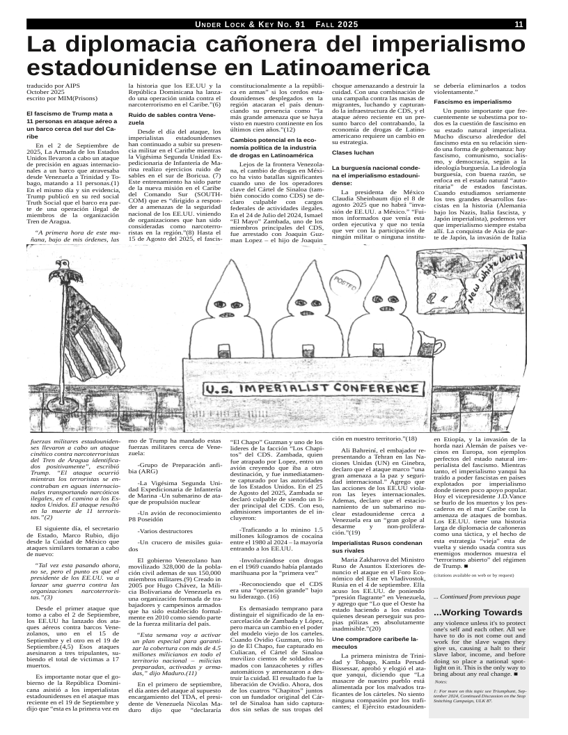 Unoer Loc  La diplomacia carionera del imperialismo estadounidense en Latinoamerica  